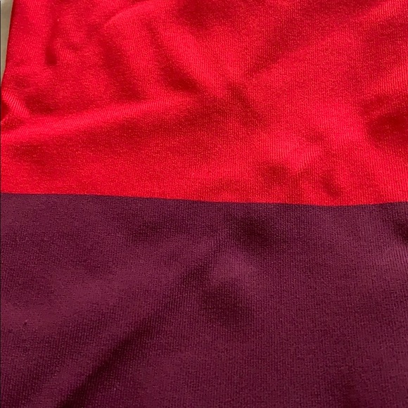 Red and Purple Sweater Skirt - Picture 2 of 4